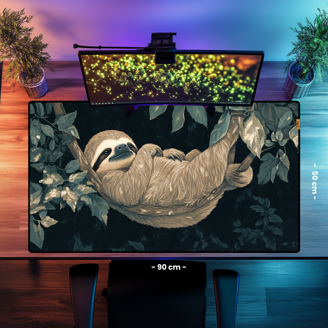 Tembel Hayvan - Mouse Pad & Masa Matı