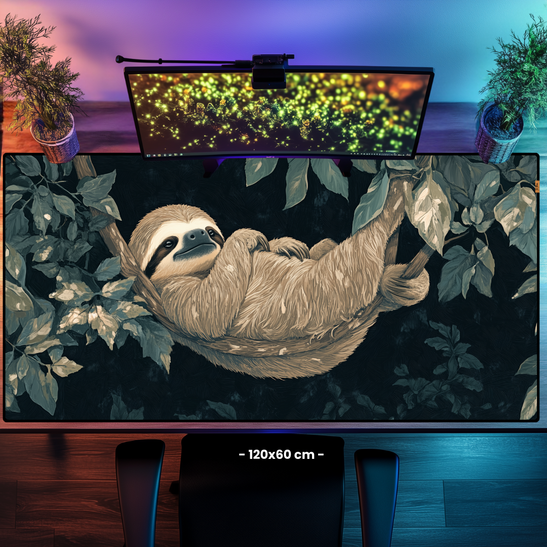 Tembel Hayvan - Mouse Pad & Masa Matı