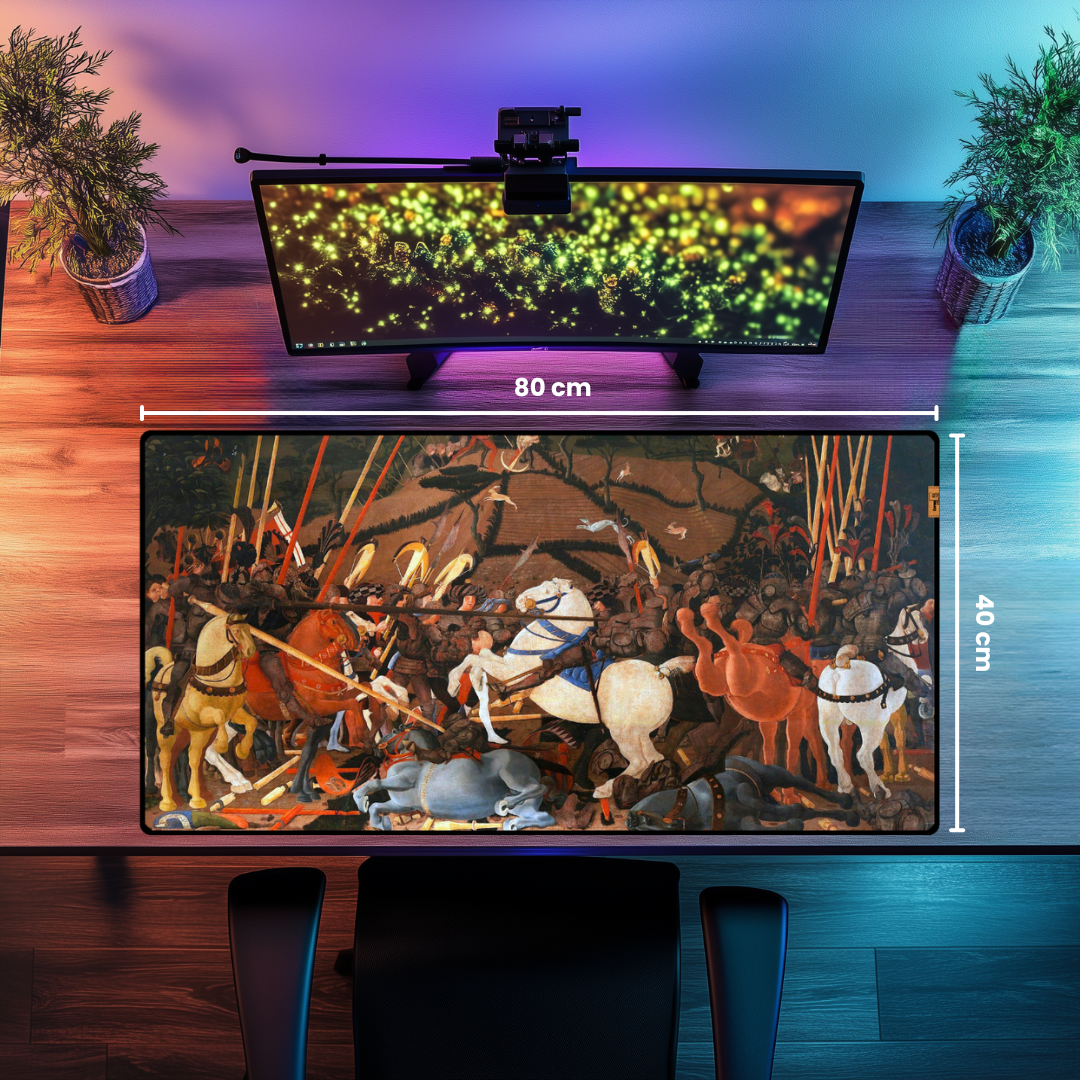 San Romano Savaşı (The Battle of San Romano) - Paolo Uccello - Mouse Pad & Masa Matı