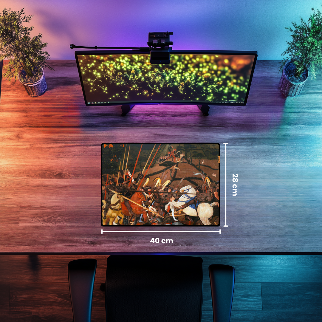 San Romano Savaşı (The Battle of San Romano) - Paolo Uccello - Mouse Pad & Masa Matı