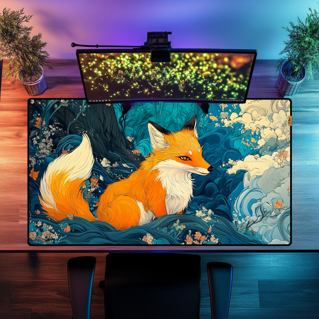 Tilki - Mouse Pad & Masa Matı