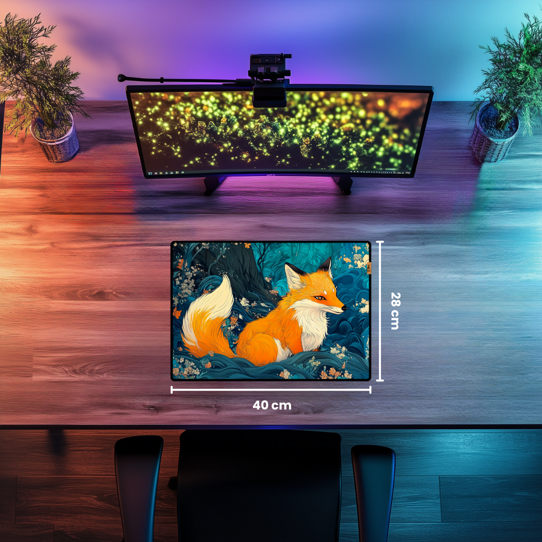 Tilki - Mouse Pad & Masa Matı