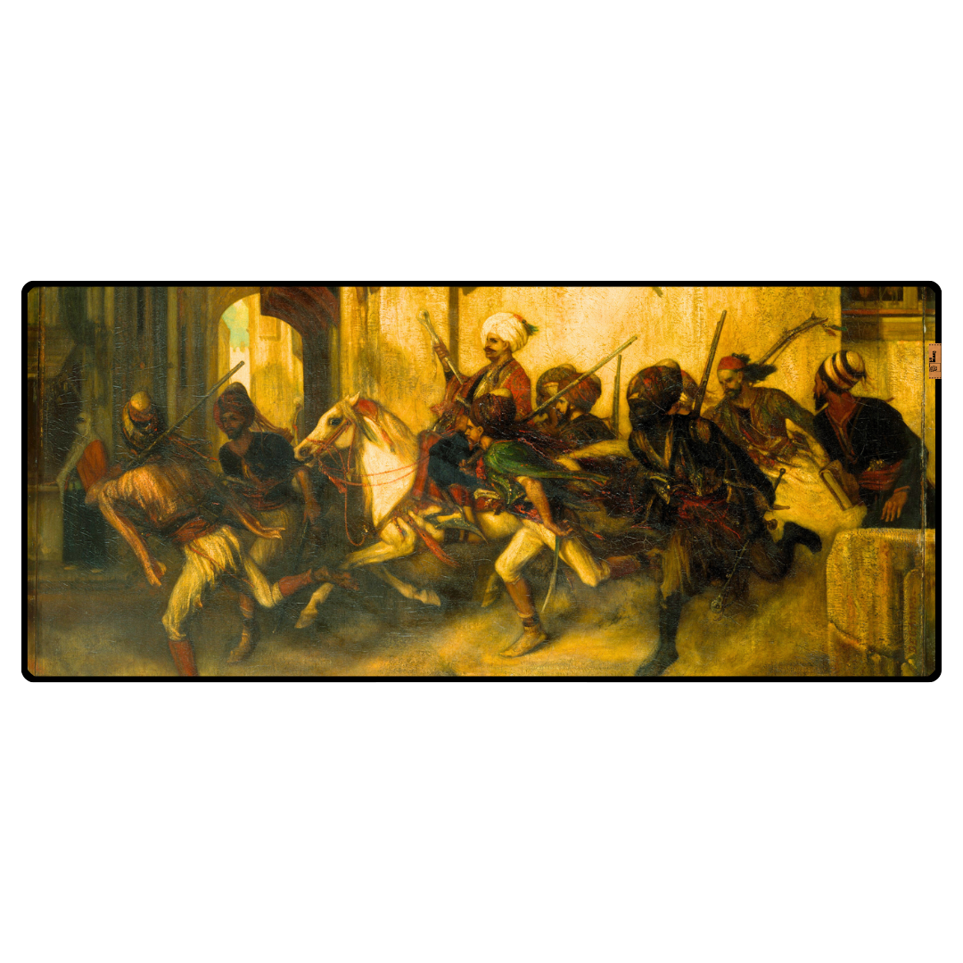Türk Devriyesi (The Turkish Patrol) - Alexandre-Gabriel Decamps - Cavon art