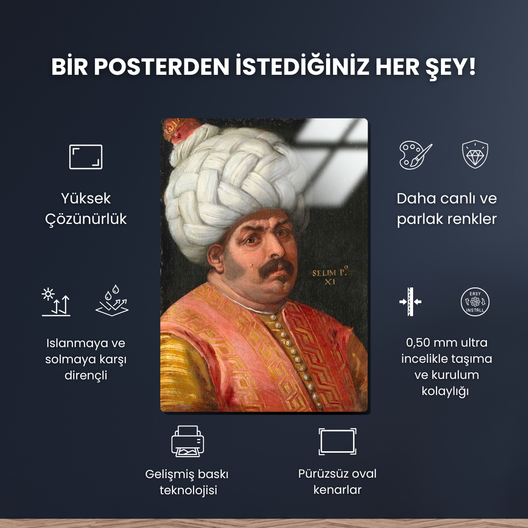 Yavuz Sultan Selim Han - Paolo Veronese - Metal Poster & Tablo