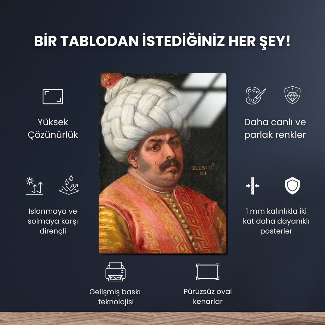 Yavuz Sultan Selim Han - Paolo Veronese - Metal Poster & Tablo