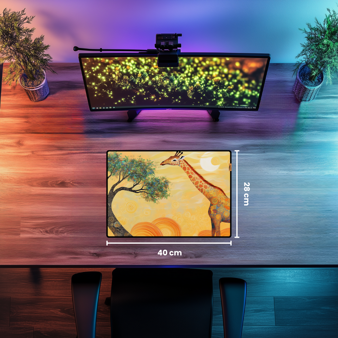 Zürafa - Mouse Pad & Masa Matı