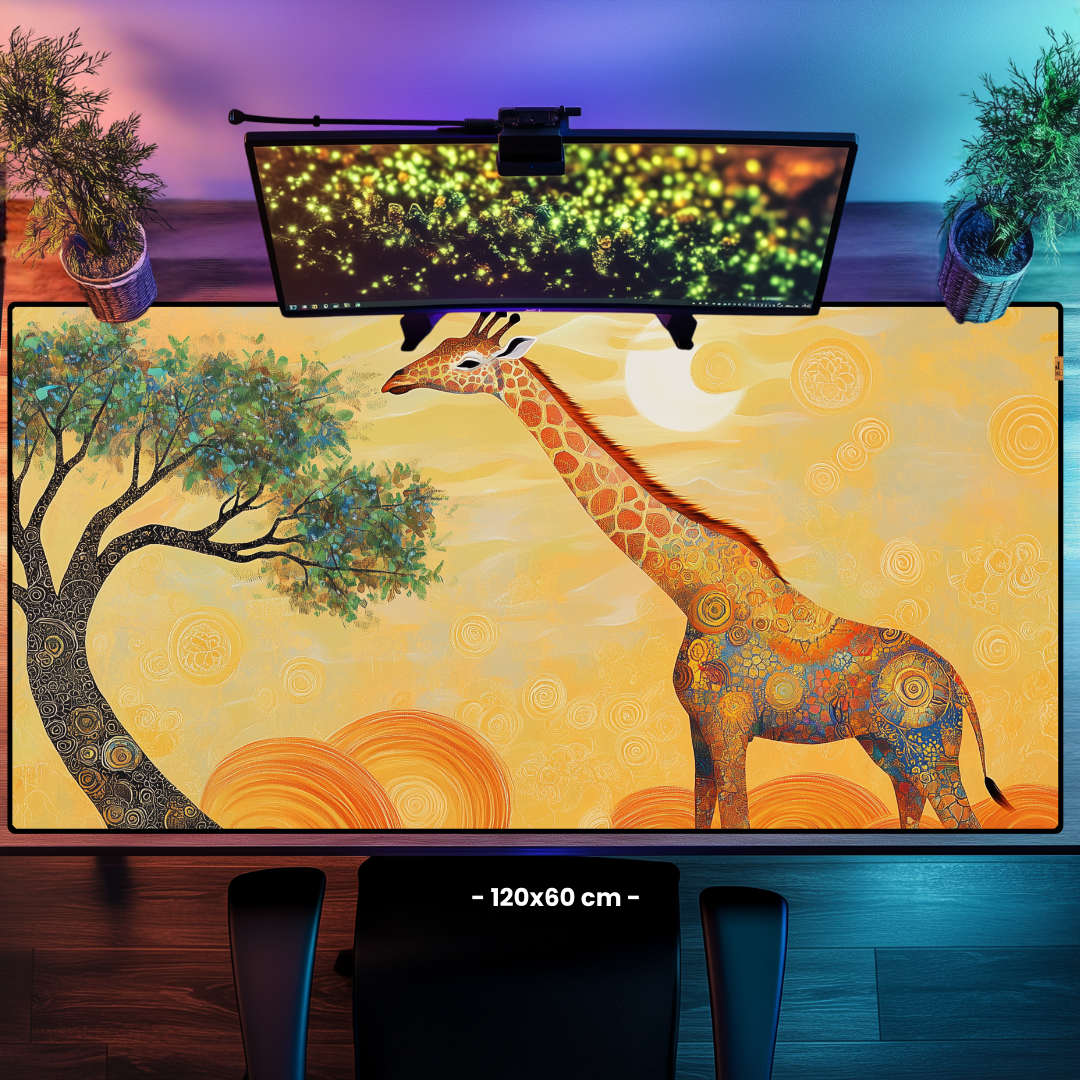 Zürafa - Mouse Pad & Masa Matı