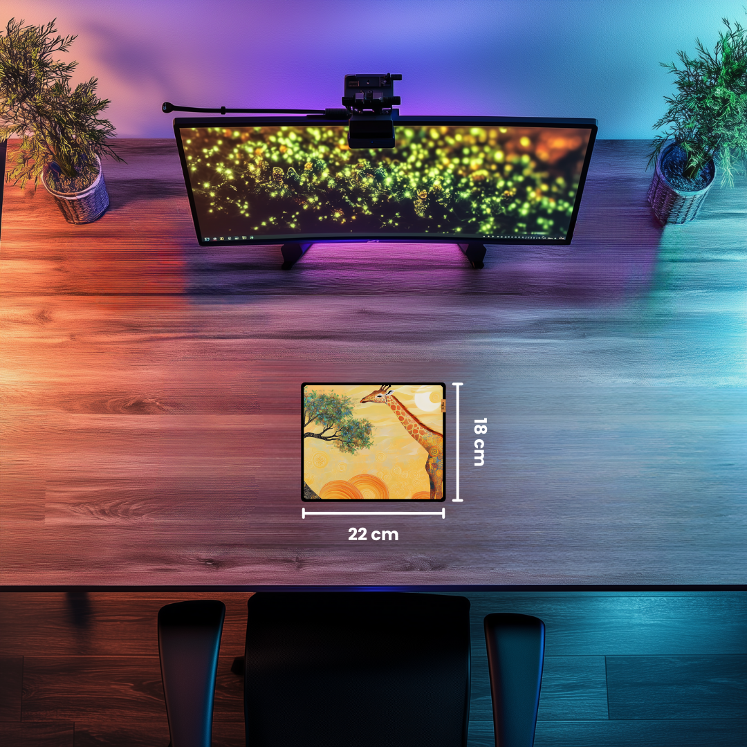 Zürafa - Mouse Pad & Masa Matı