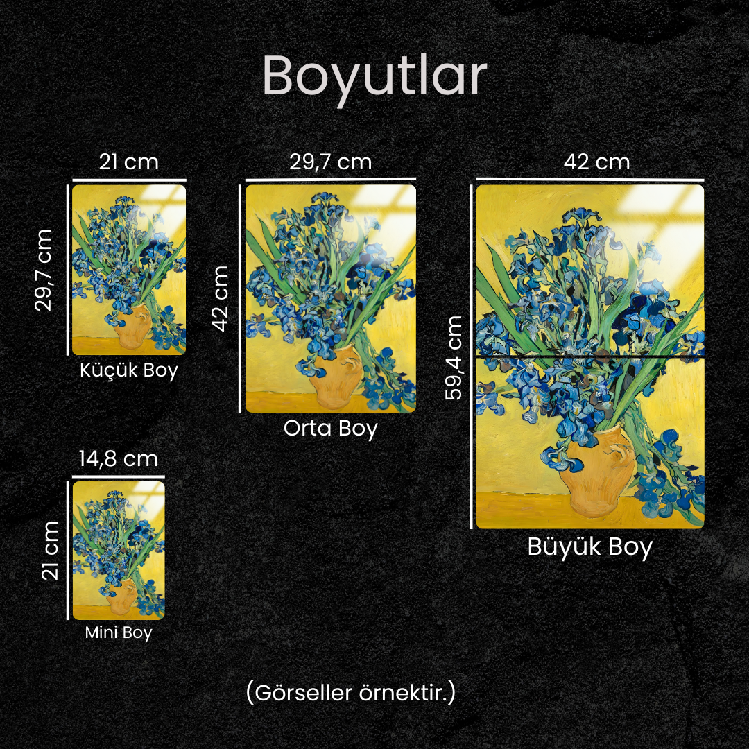 Tututklular Çemberi (Prisoners' Round) - Vincent Van Gogh - Metal Poster & Tablo