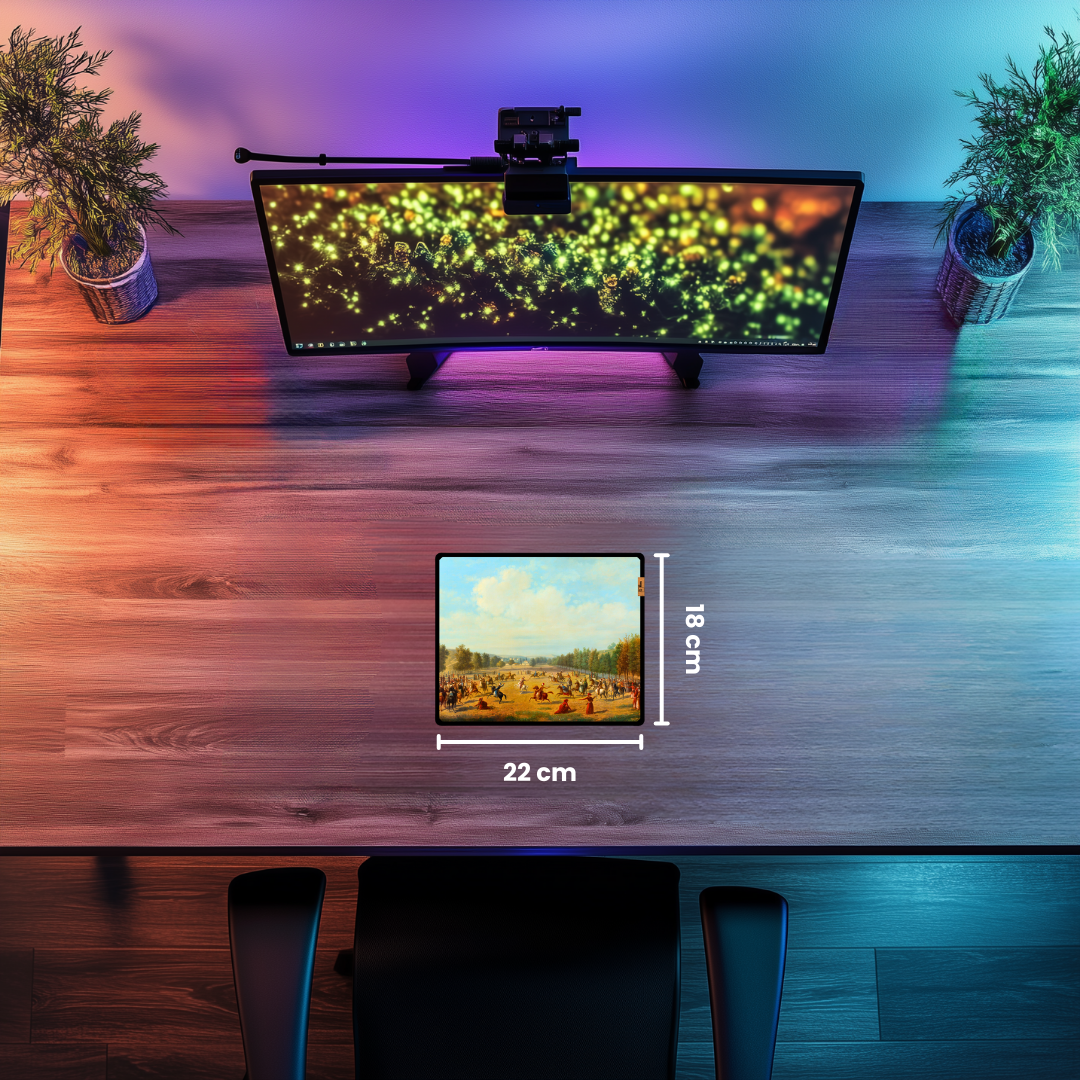 Kağıthane’de Cirit Oyunu (A Jereed Game in Kağıthane) - Luigi Acquarone - Mouse Pad & Masa Matı