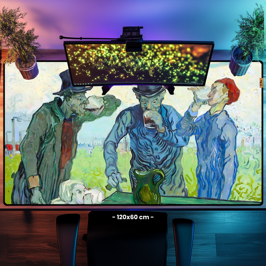 İçenler (The Drinkers) - Vincent van Gogh - Mouse Pad & Masa Matı