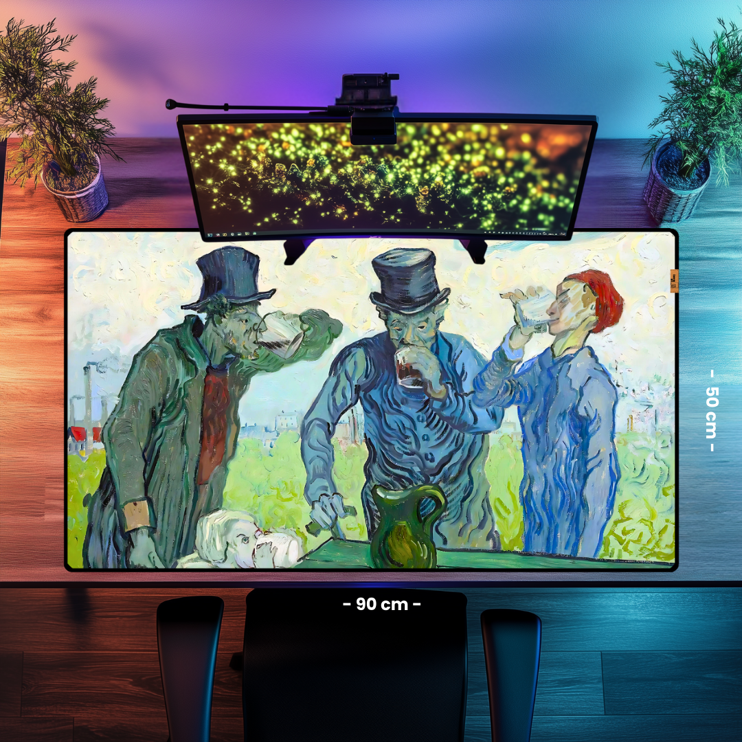 İçenler (The Drinkers) - Vincent van Gogh - Mouse Pad & Masa Matı