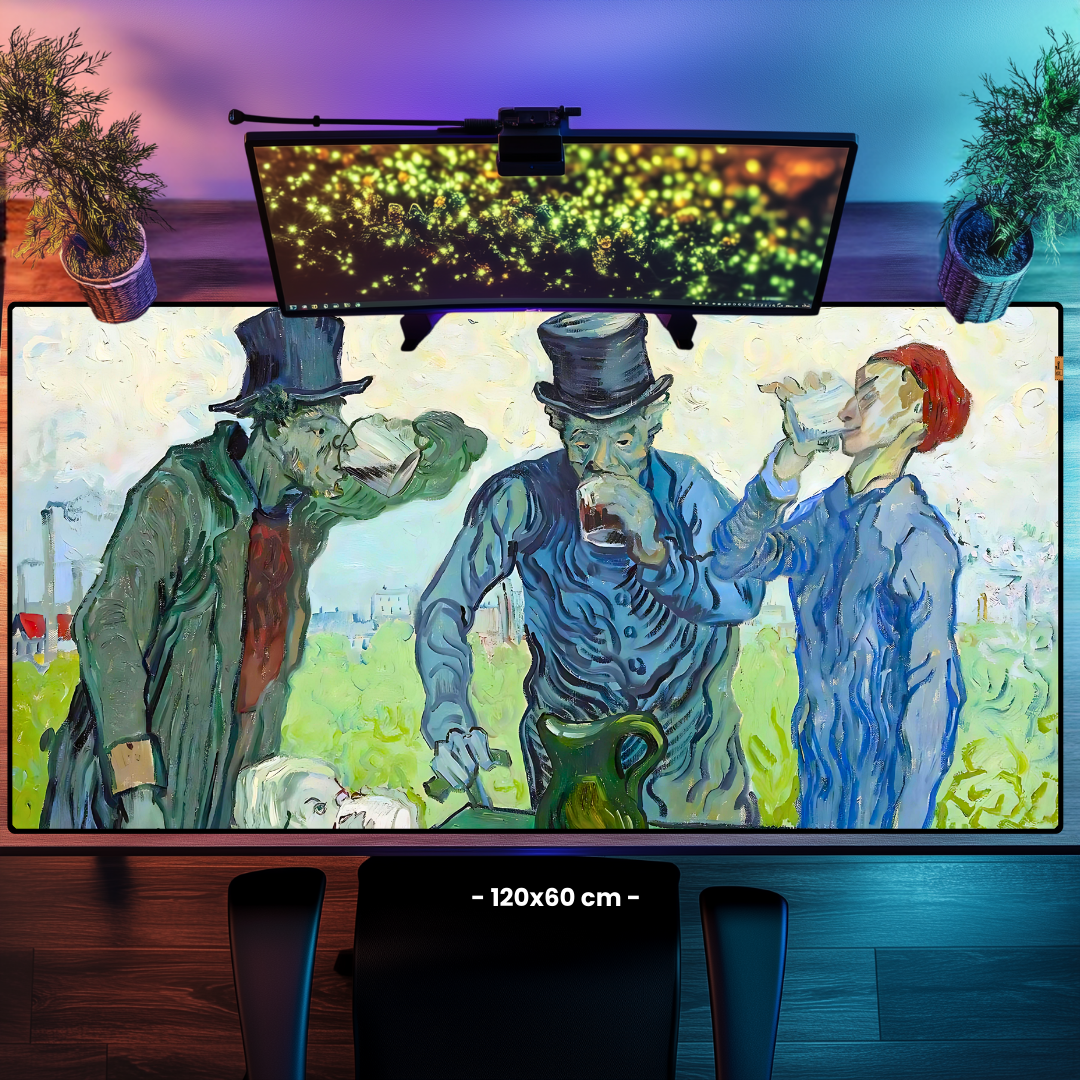 İçenler (The Drinkers) - Vincent van Gogh - Mouse Pad & Masa Matı