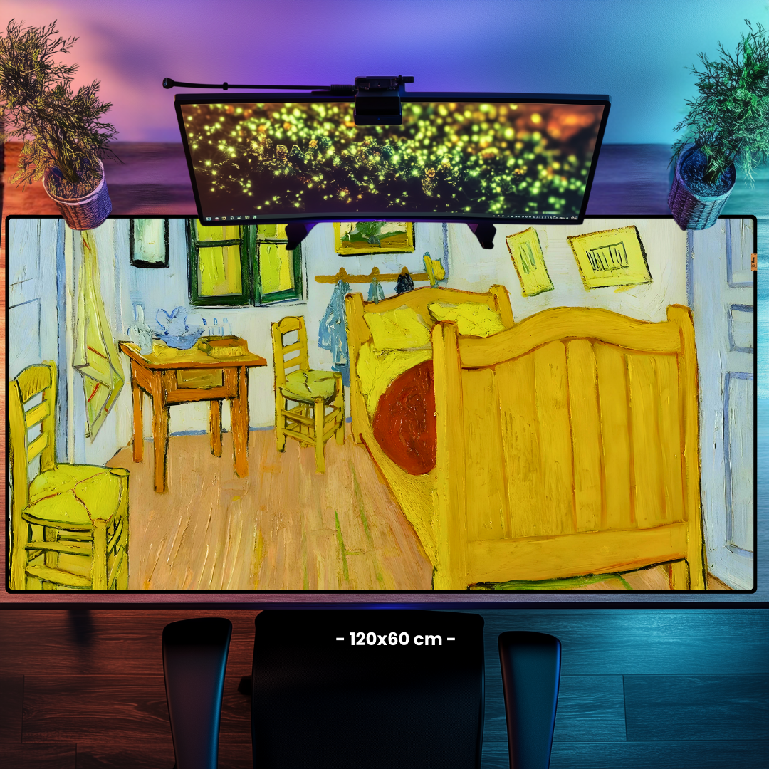 Arles'teki Yatak Odası (Bedroom in Arles) - Vincent van Gogh - Mouse Pad & Masa Matı