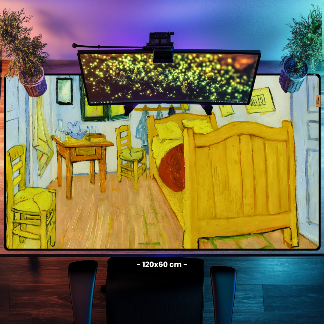 Arles'teki Yatak Odası (Bedroom in Arles) - Vincent van Gogh - Mouse Pad & Masa Matı