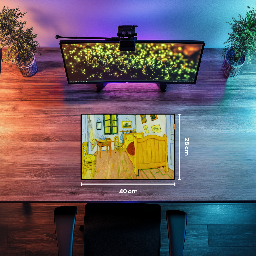 Arles'teki Yatak Odası (Bedroom in Arles) - Vincent van Gogh - Mouse Pad & Masa Matı