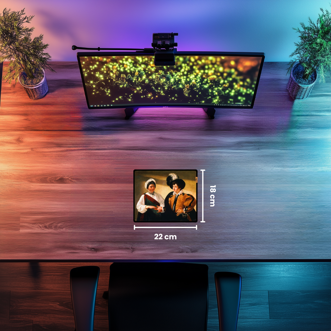 Falcı ( Fortune Teller) - Michelangelo Caravaggio - Mouse Pad & Masa Matı