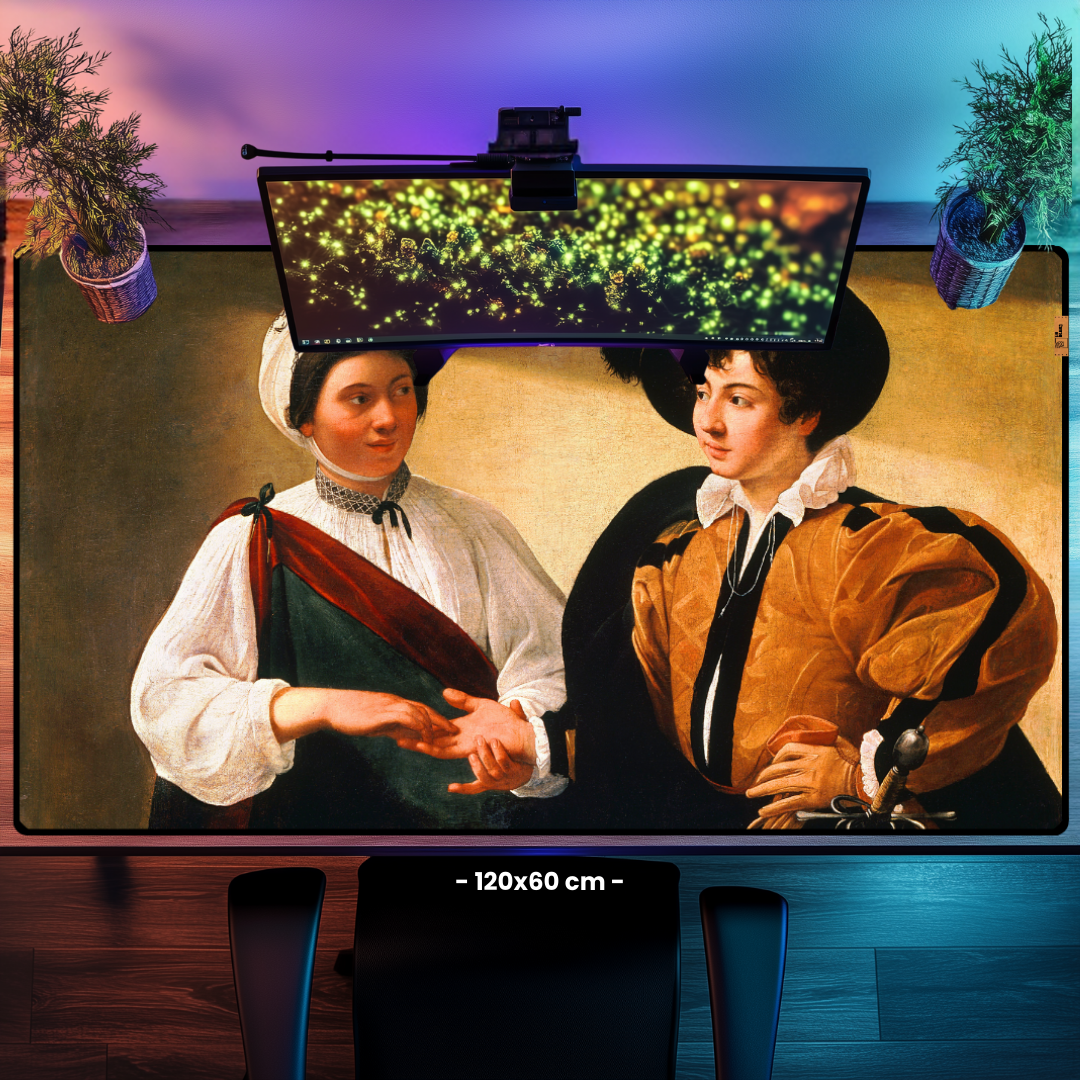 Falcı ( Fortune Teller) - Michelangelo Caravaggio - Mouse Pad & Masa Matı