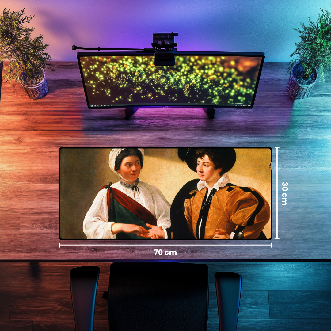 Falcı ( Fortune Teller) - Michelangelo Caravaggio - Mouse Pad & Masa Matı