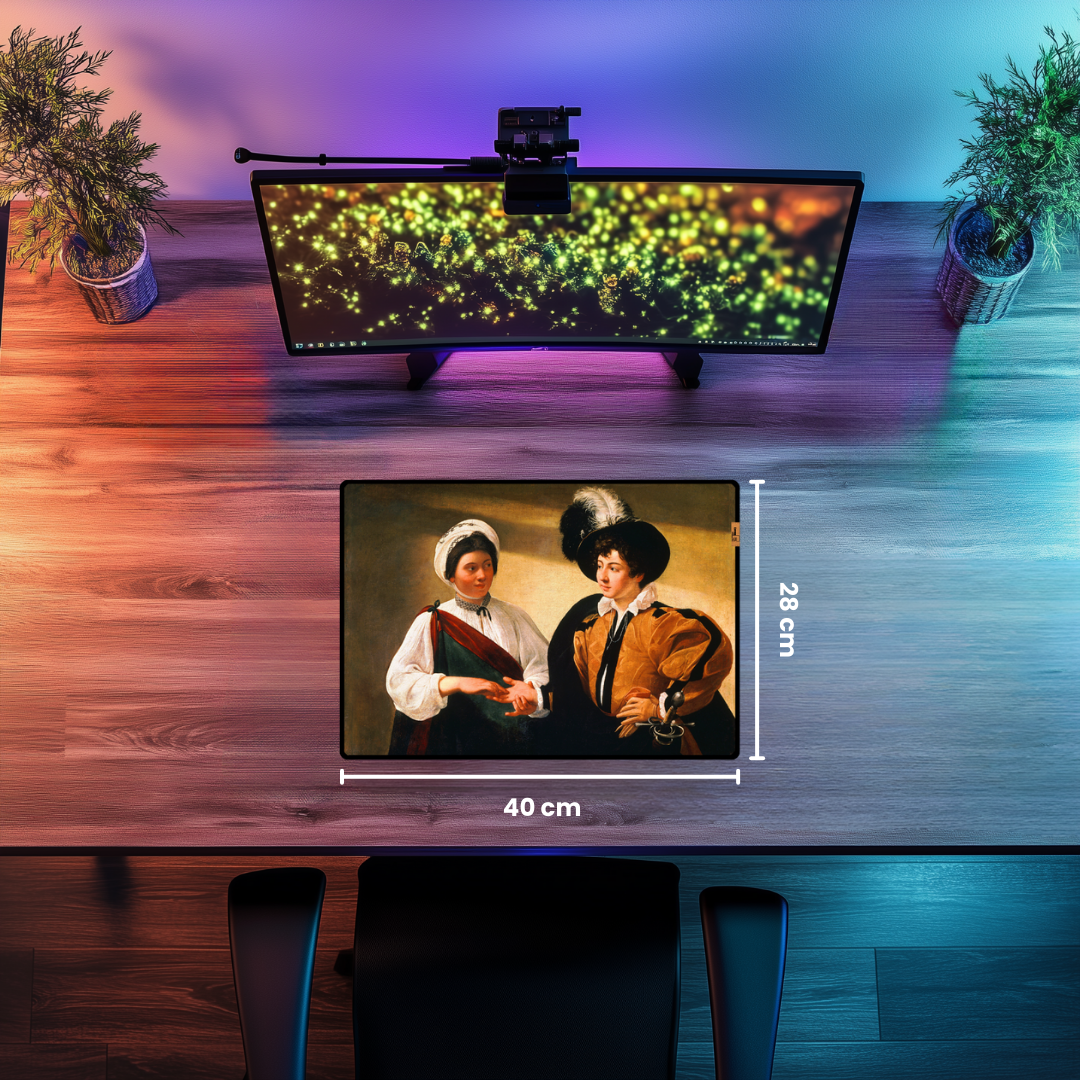 Falcı ( Fortune Teller) - Michelangelo Caravaggio - Mouse Pad & Masa Matı