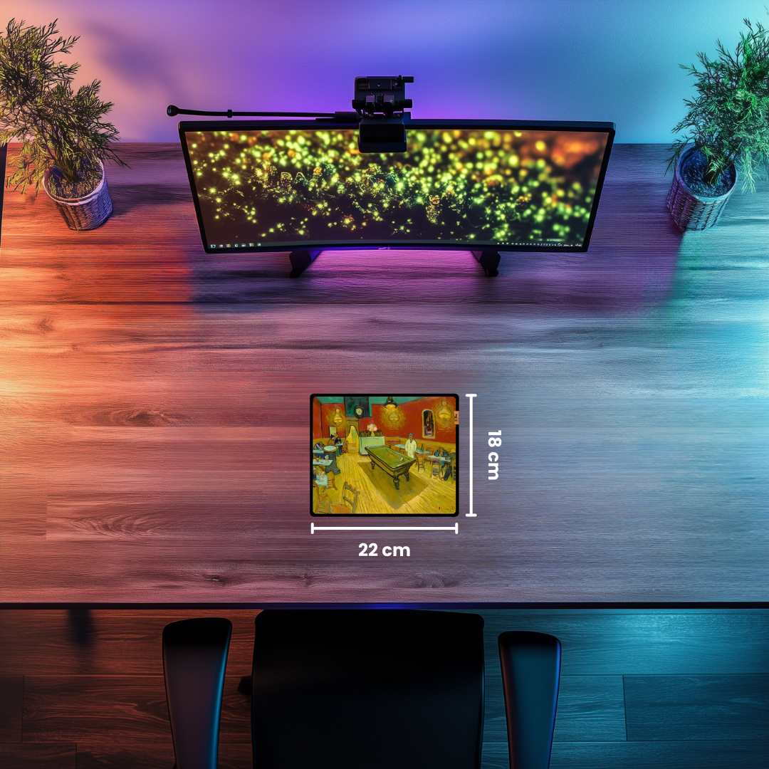 Gece Kahvesi (The Night Café) - Vincent van Gogh - Mouse Pad - Masa Matı