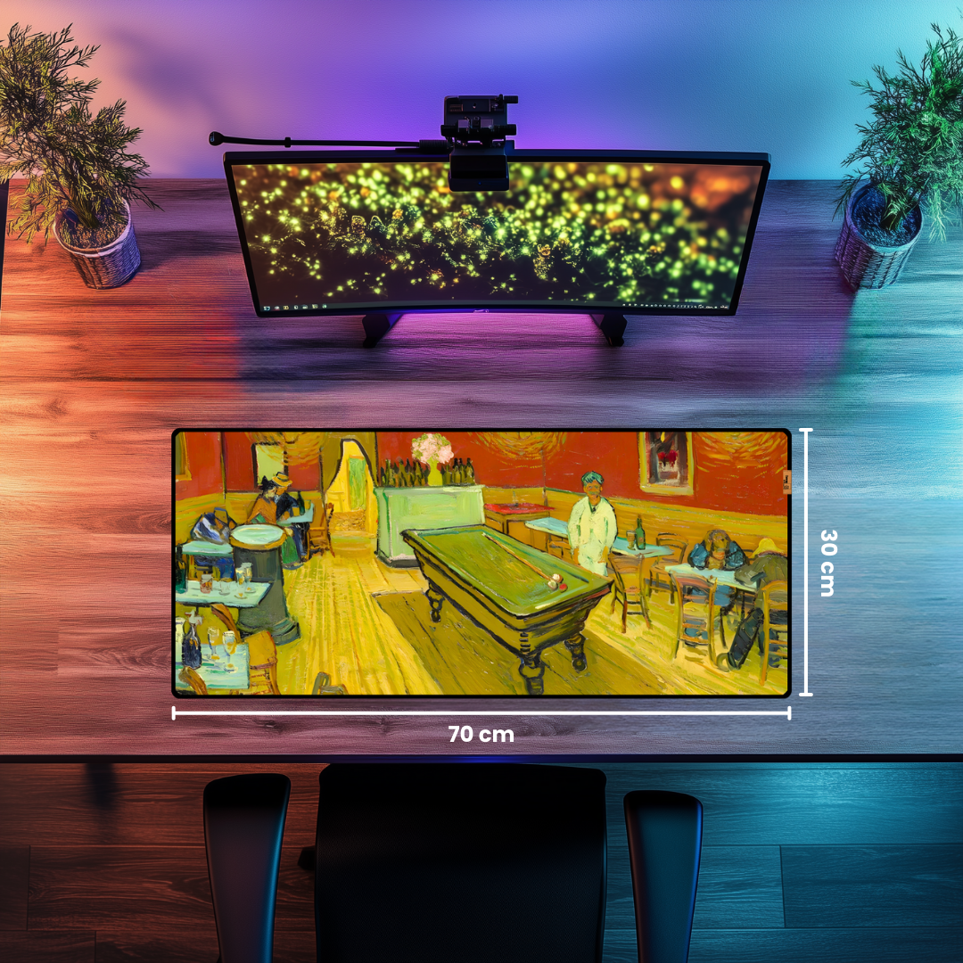 Gece Kahvesi (The Night Café) - Vincent van Gogh - Mouse Pad - Masa Matı
