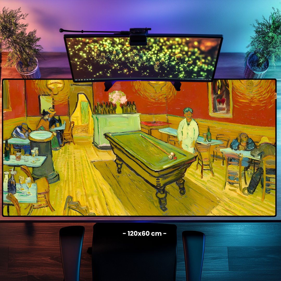 Gece Kahvesi (The Night Café) - Vincent van Gogh - Mouse Pad - Masa Matı