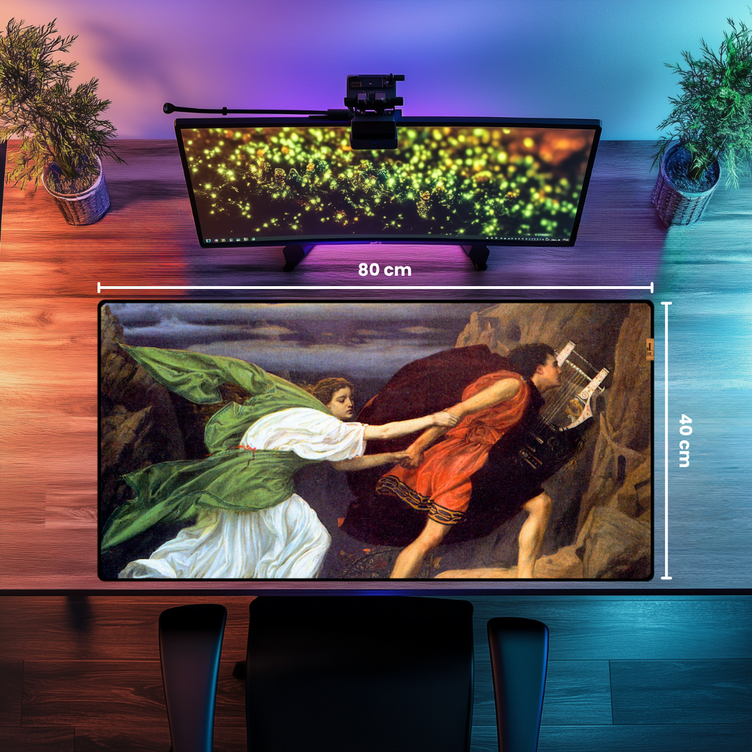 Orpheus ve Eurydice (Orpheus and Eurydice) - Edward Poynter - Mouse Pad & Masa Matı
