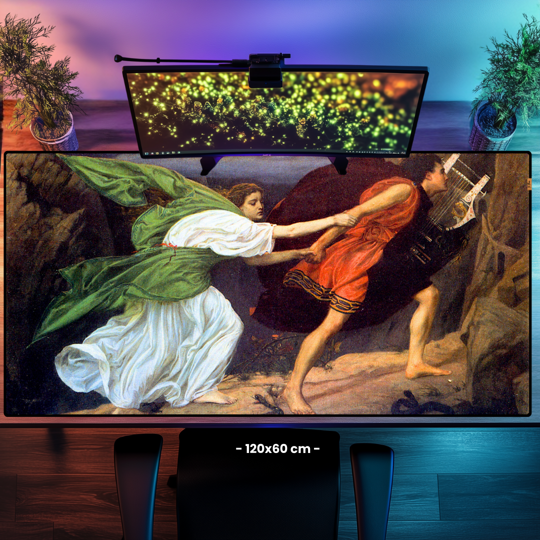 Orpheus ve Eurydice (Orpheus and Eurydice) - Edward Poynter - Mouse Pad & Masa Matı