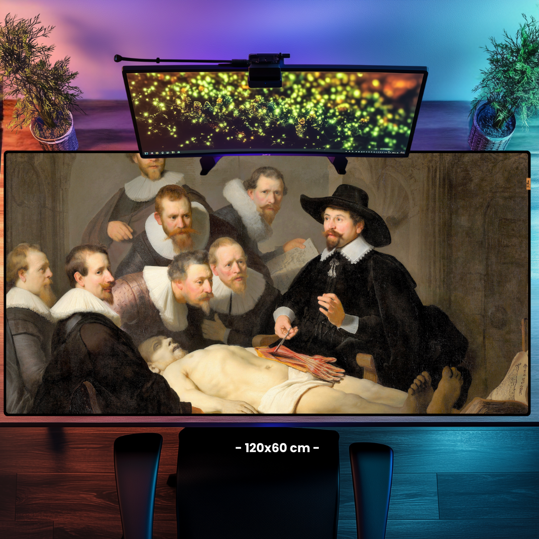 Dr. Nicolaes Tulp'un Anatomi Dersi (The Anatomy Lesson of Dr. Nicolaes Tulp) - Rembrandt - Mouse Pad & Masa Matı