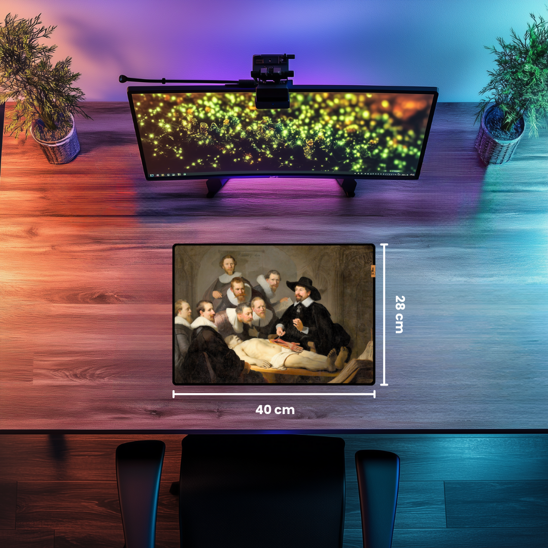 Dr. Nicolaes Tulp'un Anatomi Dersi (The Anatomy Lesson of Dr. Nicolaes Tulp) - Rembrandt - Mouse Pad & Masa Matı