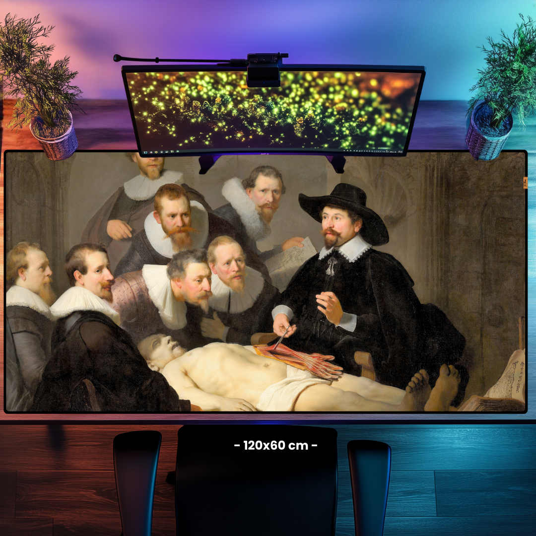 Dr. Nicolaes Tulp'un Anatomi Dersi (The Anatomy Lesson of Dr. Nicolaes Tulp) - Rembrandt - Mouse Pad & Masa Matı