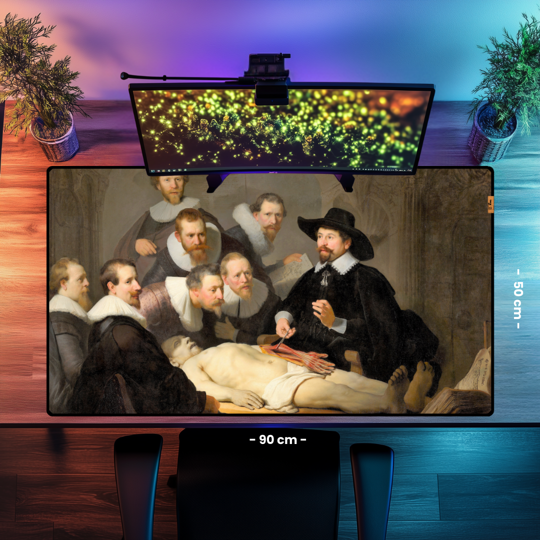 Dr. Nicolaes Tulp'un Anatomi Dersi (The Anatomy Lesson of Dr. Nicolaes Tulp) - Rembrandt - Mouse Pad & Masa Matı