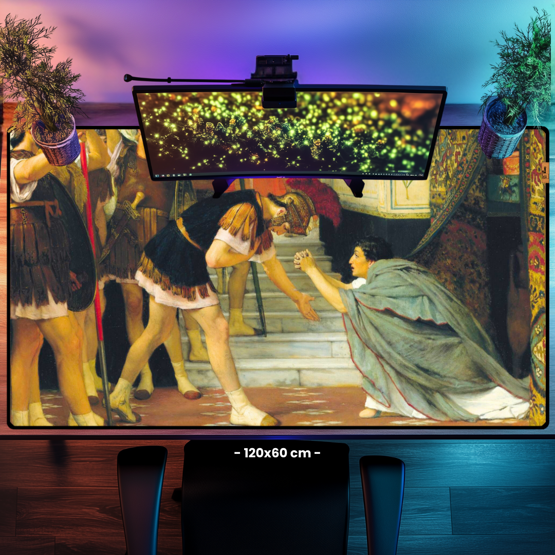 Claudius'un İmparator İlan Edilmesi (Proclaiming Claudius Emperor) - Lawrence Alma Tadema - Mouse Pad & Masa Matı