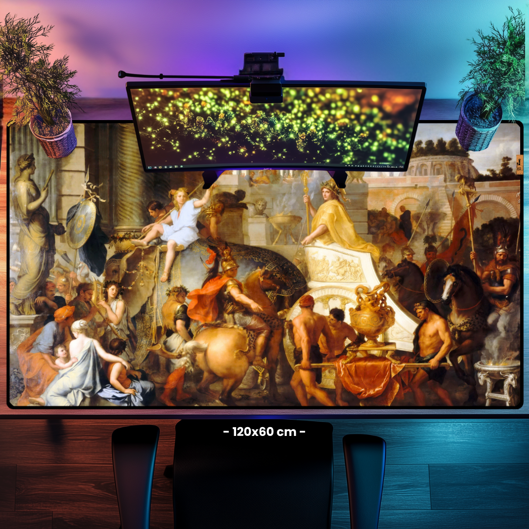 İskender'in Babil'e Girişi (Entry of Alexander into Babylon) - Charles Le Brun - Mouse Pad & Masa Matı