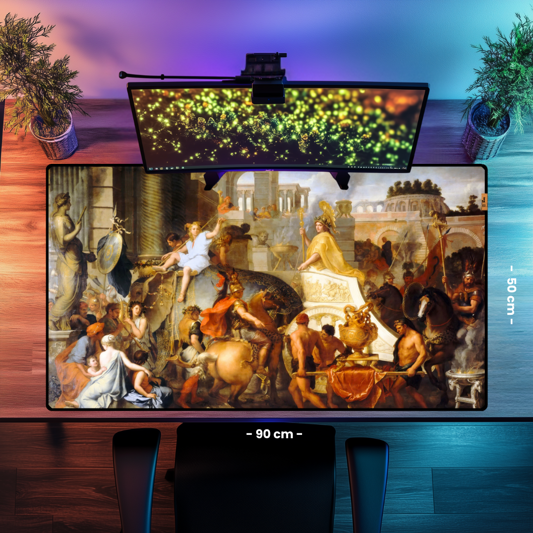 İskender'in Babil'e Girişi (Entry of Alexander into Babylon) - Charles Le Brun - Mouse Pad & Masa Matı