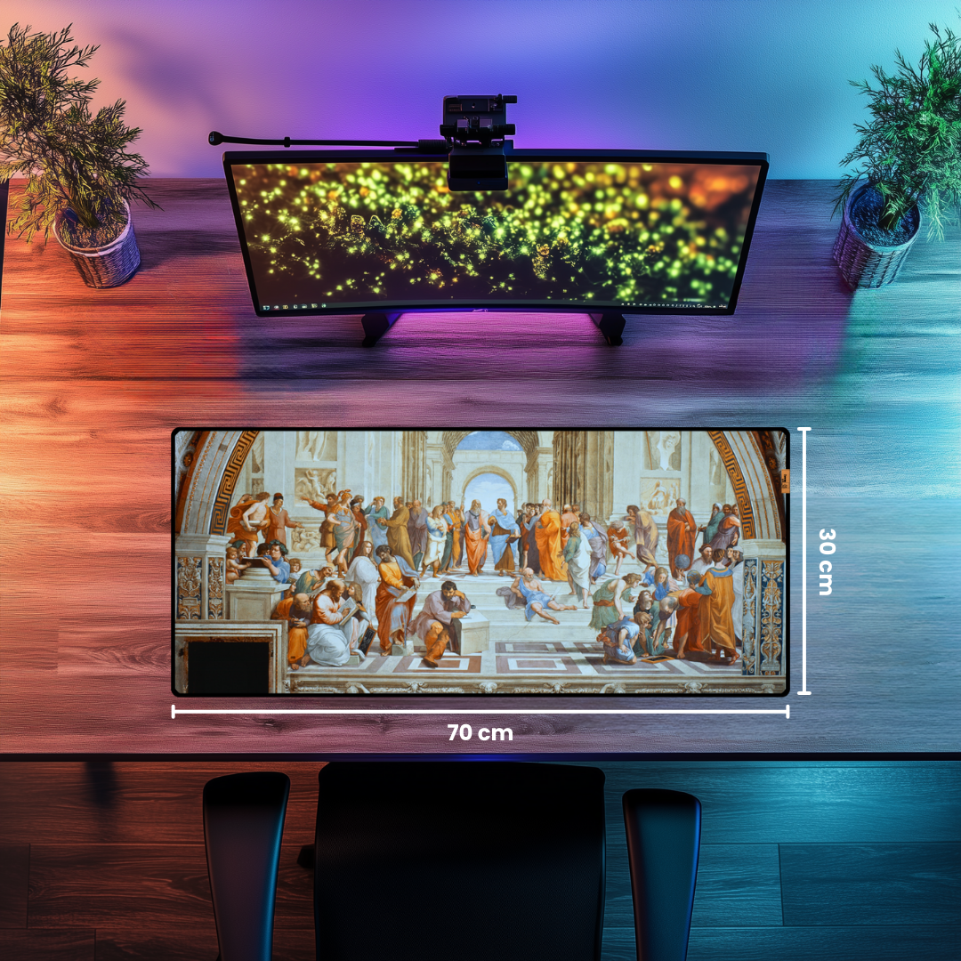 Atina Okulu (The School of Athens) - Raphael - Mouse Pad & Masa Matı