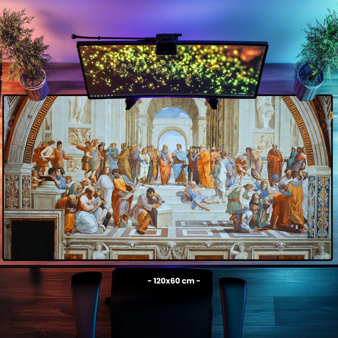 Atina Okulu (The School of Athens) - Raphael - Mouse Pad & Masa Matı