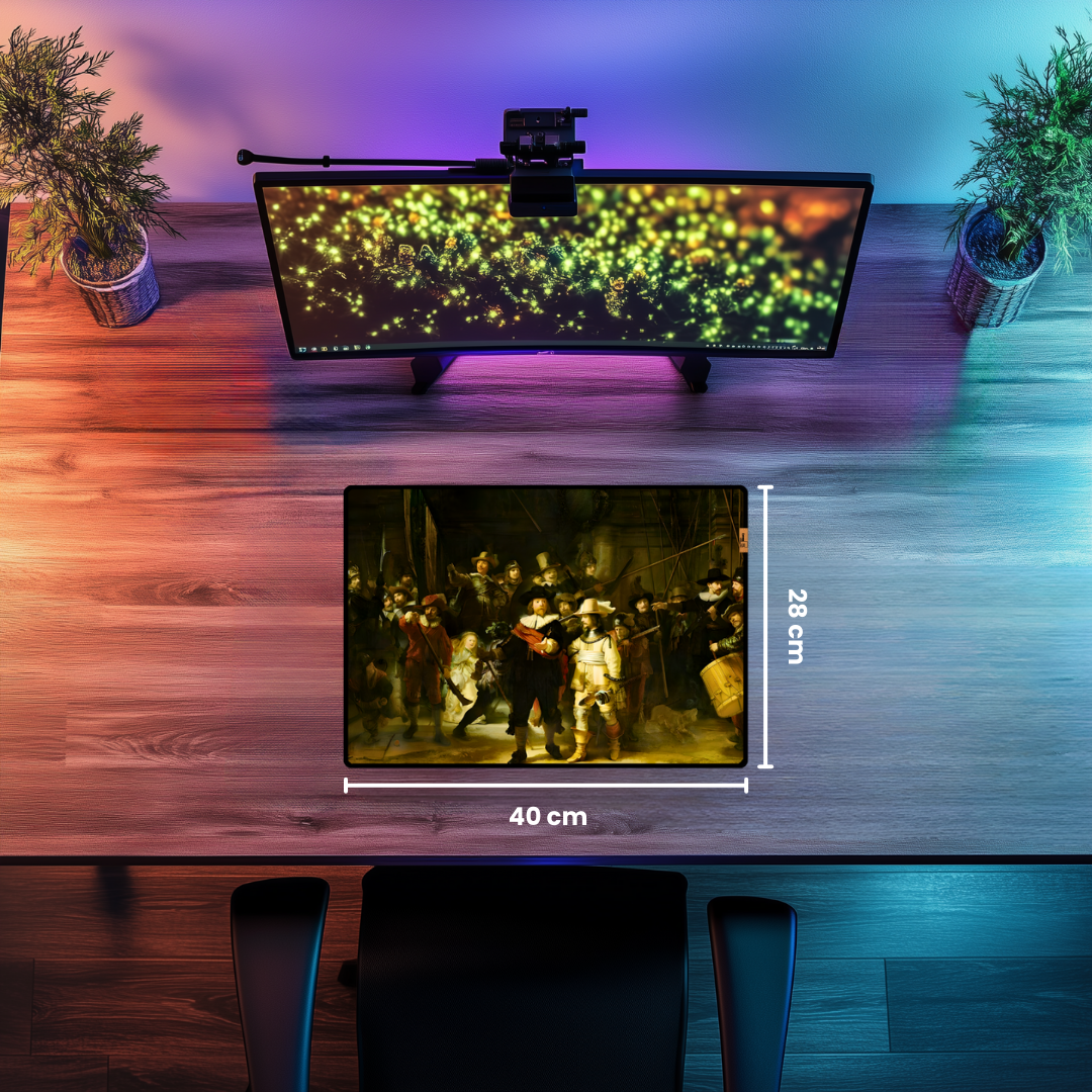 Gece Devriyesi (The Night Watch) - Rembrandt - Gece Devriyesi - Mouse Pad & Masa Matı