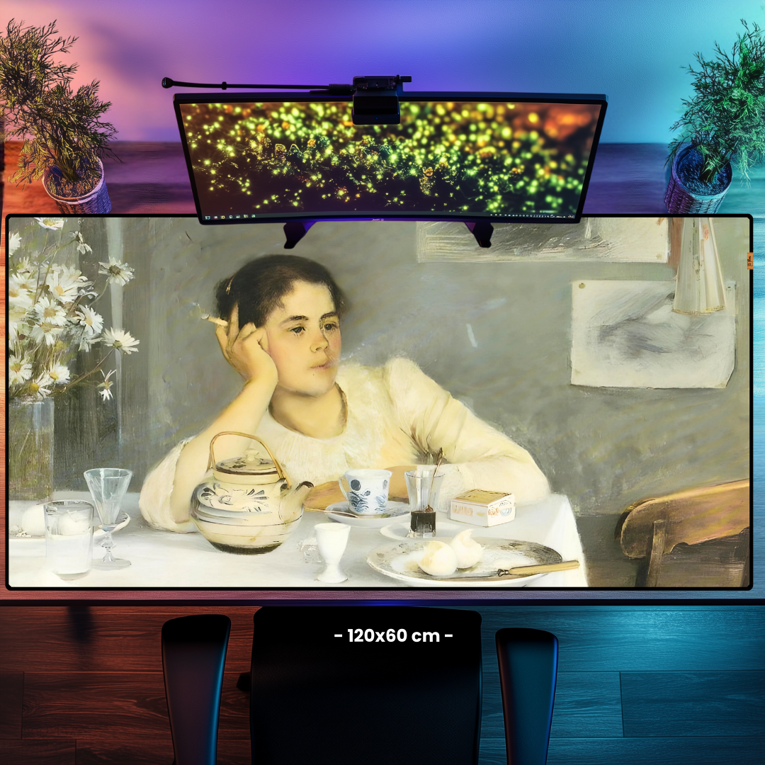 Kahvaltıdan Sonra (After Breakfast) - Elin Danielson-Gambogi - Mouse Pad & Masa Matı