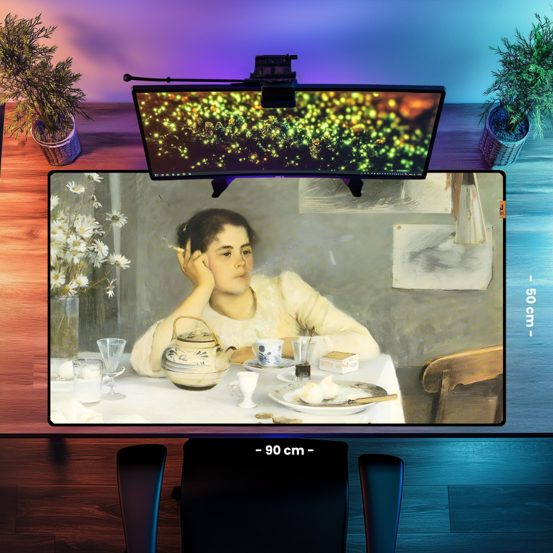 Kahvaltıdan Sonra (After Breakfast) - Elin Danielson-Gambogi - Mouse Pad & Masa Matı