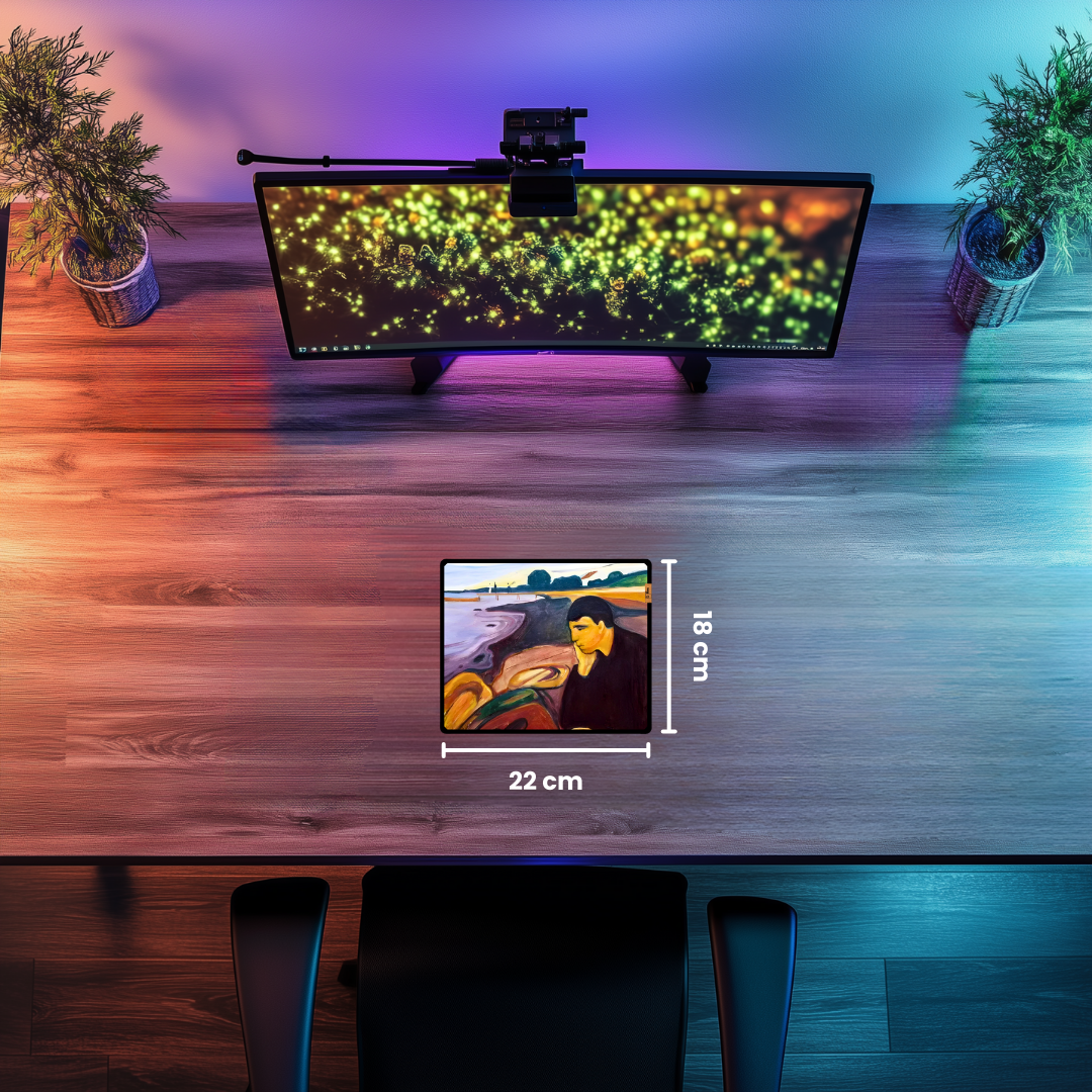 Melankoli (Melancholy) - Edvard Munch - Mouse Pad & Masa Matı