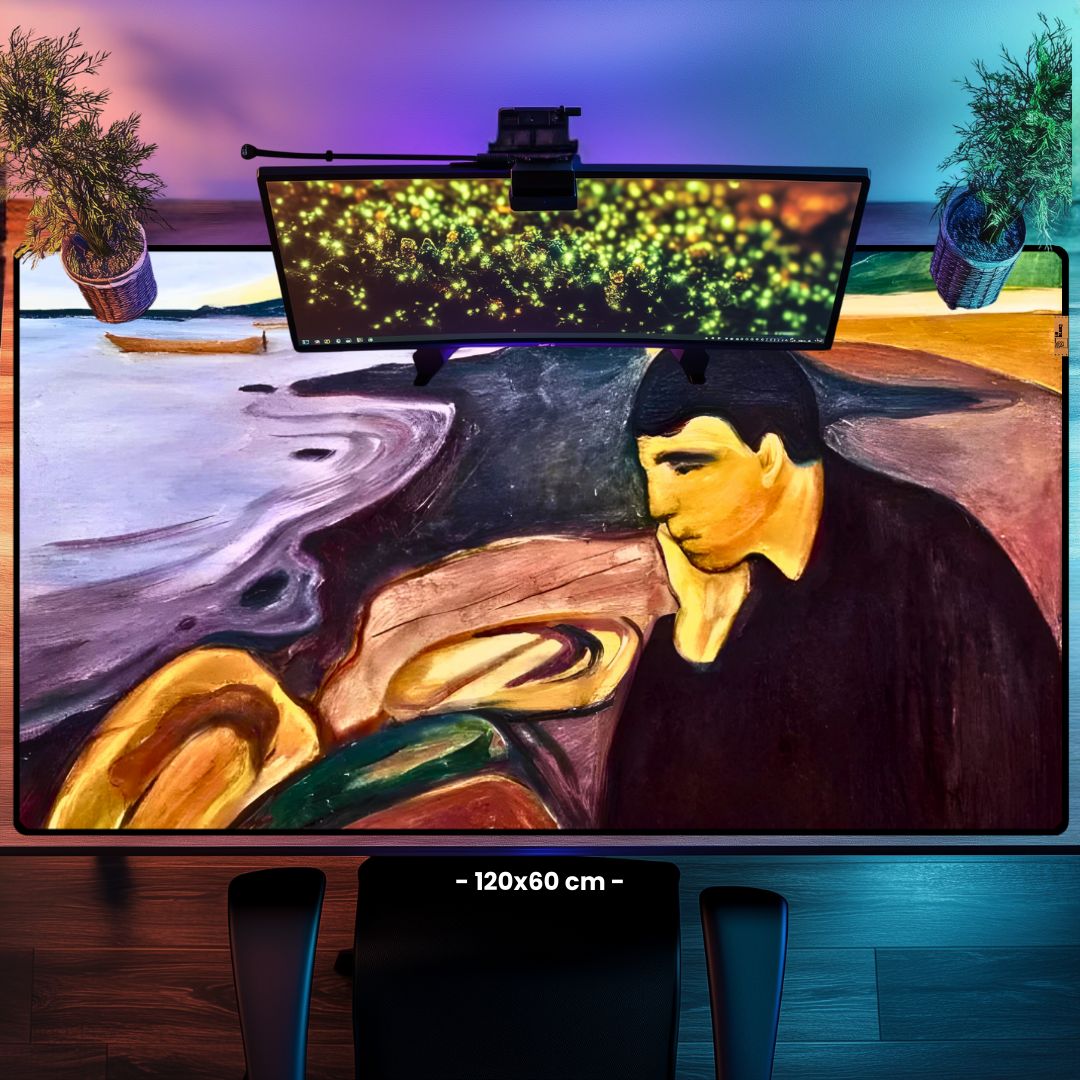 Melankoli (Melancholy) - Edvard Munch - Mouse Pad & Masa Matı