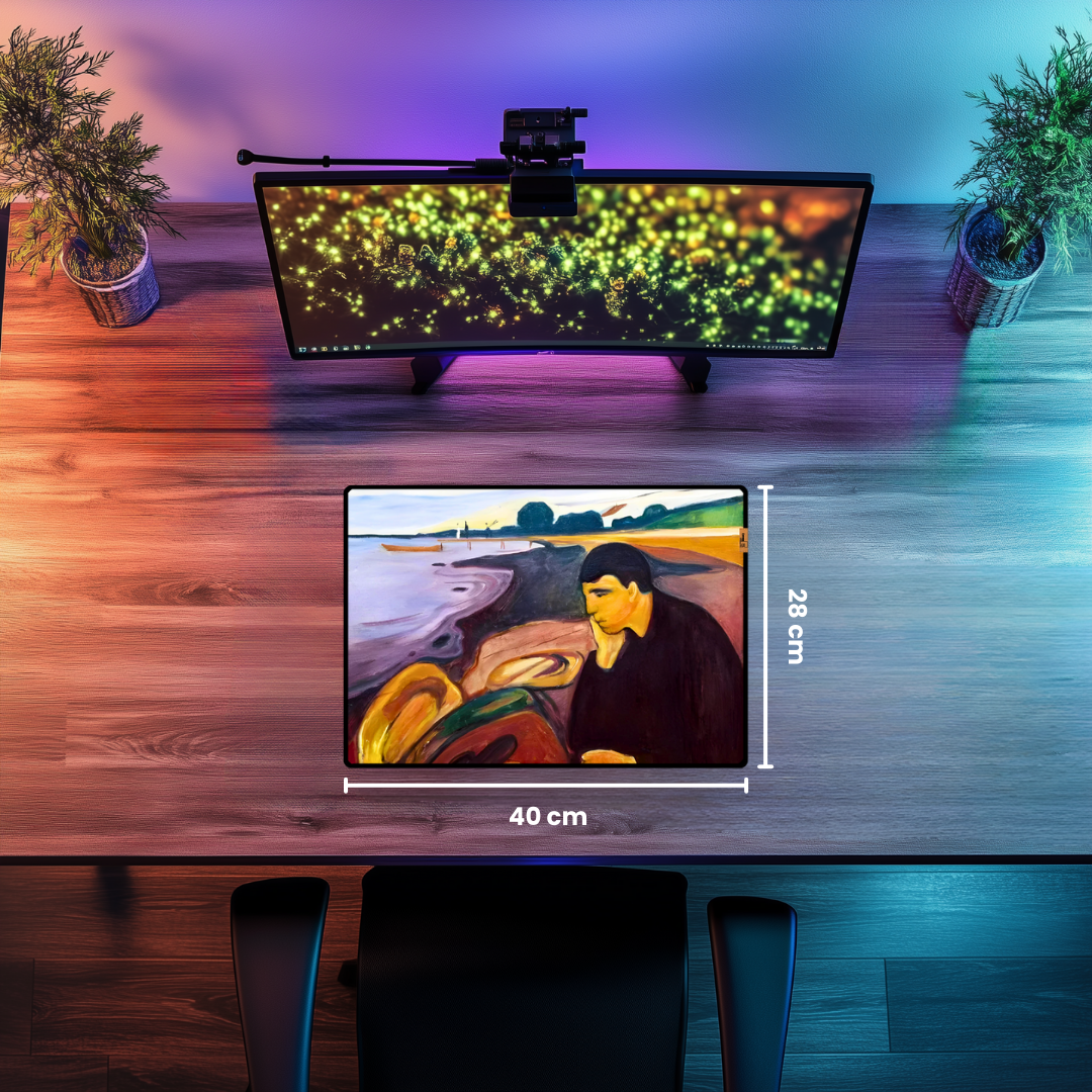 Melankoli (Melancholy) - Edvard Munch - Mouse Pad & Masa Matı