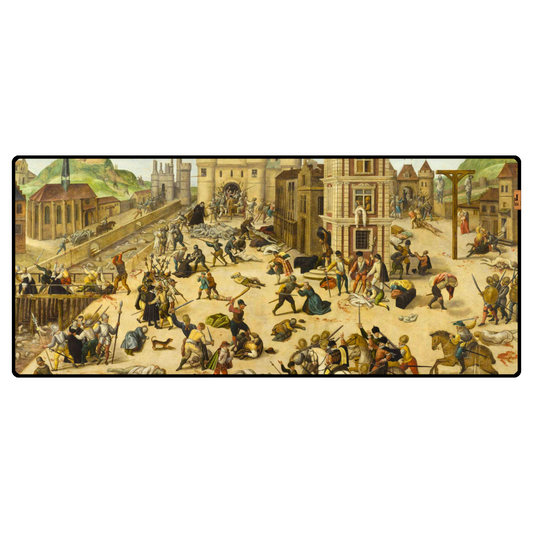 Aziz Bartalmay Yortusu Kıyımı (St. Bartholomew's Day massacre) - François Dubois - Mouse Pad & Masa Matı