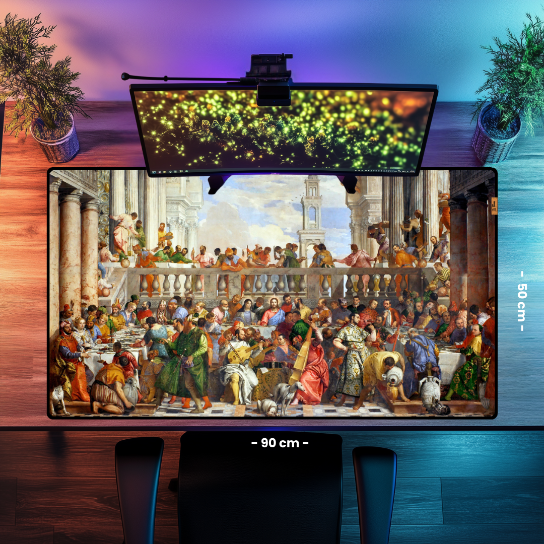 Cana'da Düğün (The Wedding at Cana) – Paolo Veronese - Mouse Pad & Masa Matı