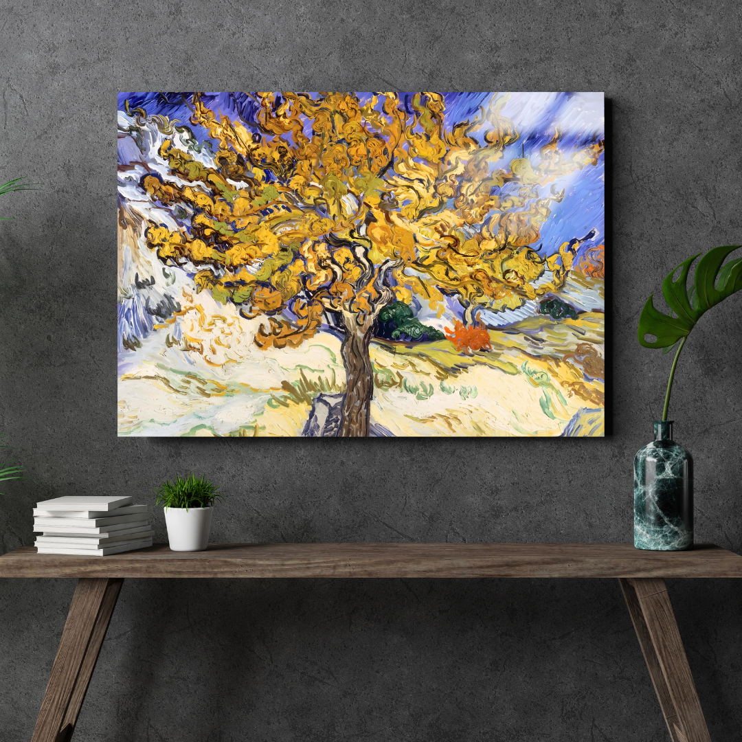 Dut Ağacı (The Mulberry Tree) - Vincent van Gogh - Metal Poster & Tablo