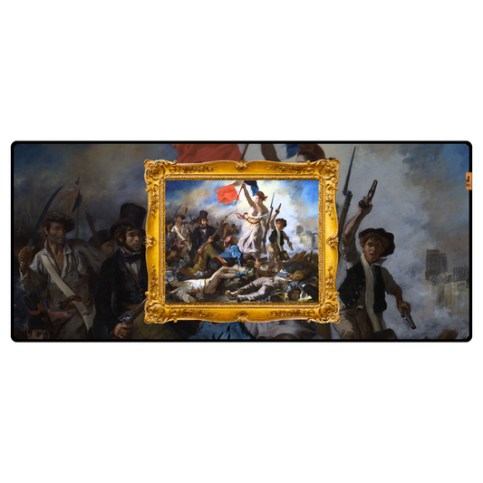 Halka Yol Gösteren Özgürlük (Liberty Leading the People) - Eugène Delacroix - Mouse Pad & Masa Matı