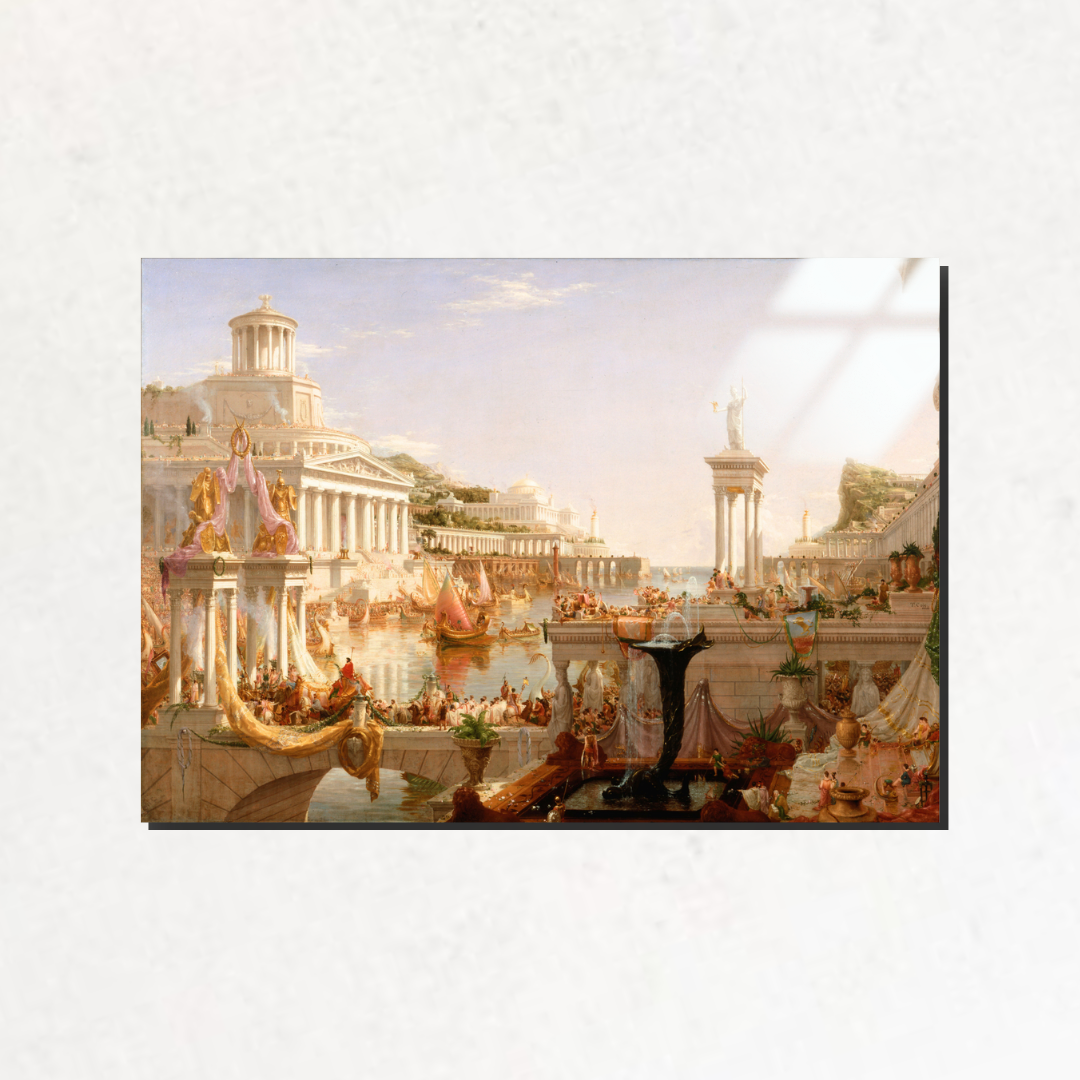 İmparatorluğun Rotası Tüketim (The Course of the Empire The Consummation) - Cole Thomas - Metal Poster & Tablo