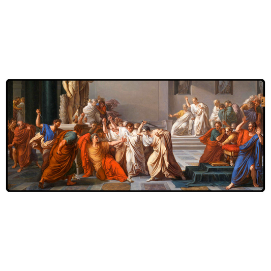 Julius Sezar'ın Suikastı (Assassination of Julius Caesar)  - Vincenzo Camuccini - Mouse Pad & Masa Matı